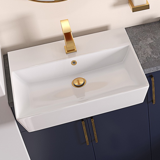 oliver 1400 navy blue combination vanity and toilet set gold oliver 1400 navy blue combination vanity and toilet set gold