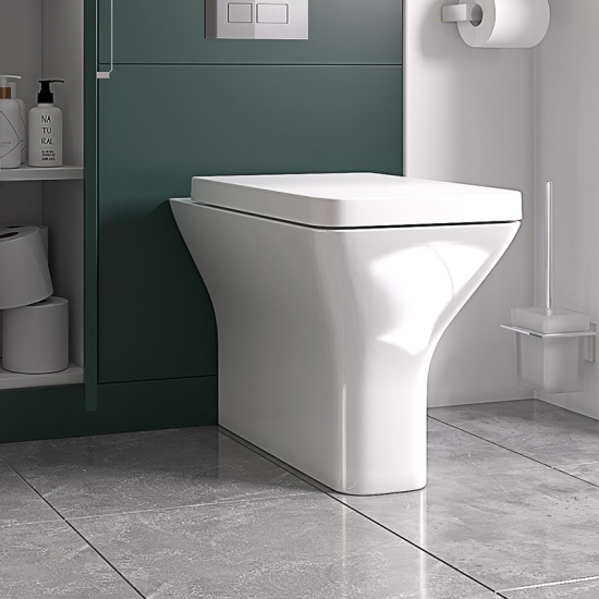 oliver chrome 1400 matt green vanity and toilet package