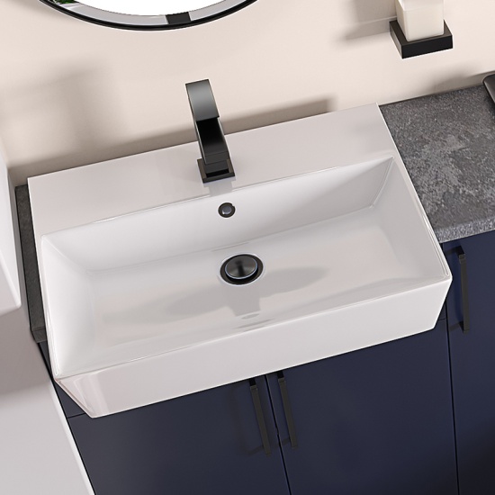 oliver black 1300 navy blue furniture suite