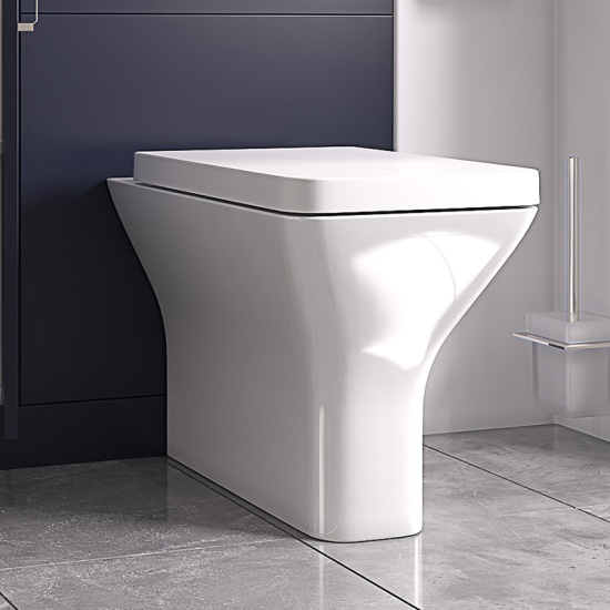 Oliver 1400 Navy Blue Fitted Furniture Chrome