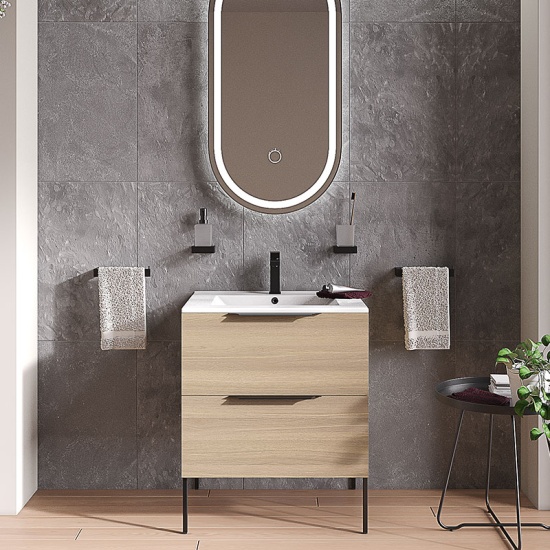 Alani Oak 600 White Basin Alani Oak 600 White Basin