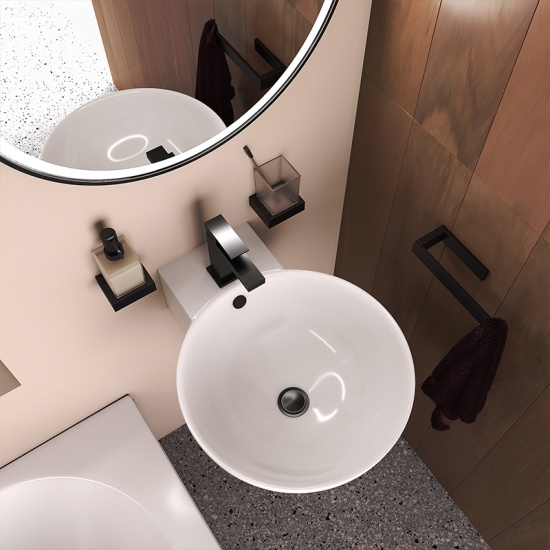 tesla petite bath suite basin toilet black tesla petite bath suite basin toilet black