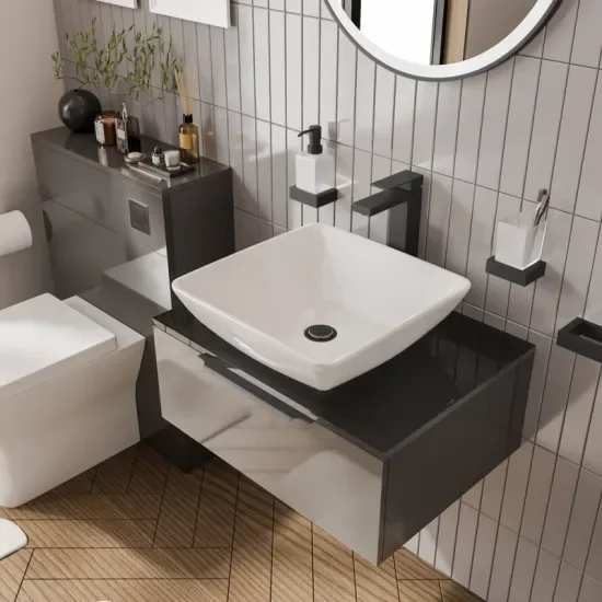 jivana small bath suite 600 grey sink cabinet wc toilet black jivana small bath suite 600 grey sink cabinet wc toilet black