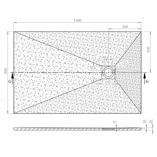 WASTE GRILL IN CHROME, BLACK OR GOLD DIAGRAM FOR SHOWER WASTE GRILL COLOURS