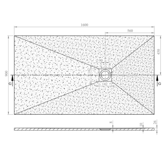 WASTE GRILL IN CHROME, BLACK OR GOLD DIAGRAM FOR SHOWER WASTE GRILL COLOURS