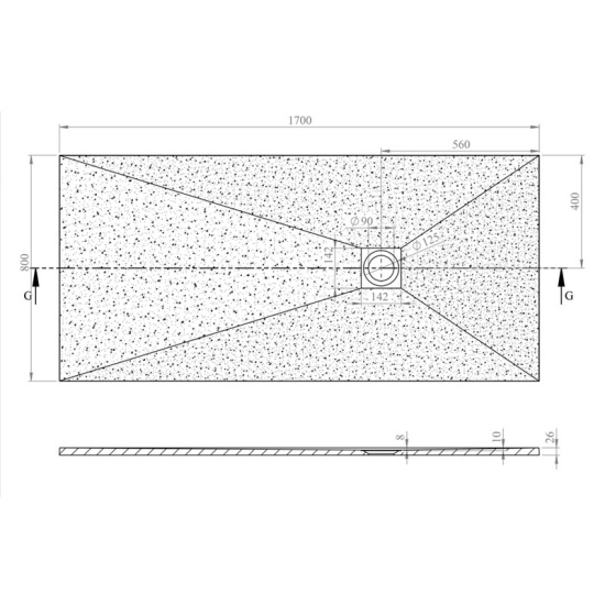 WASTE GRILL IN CHROME, BLACK OR GOLD DIAGRAM FOR SHOWER WASTE GRILL COLOURS