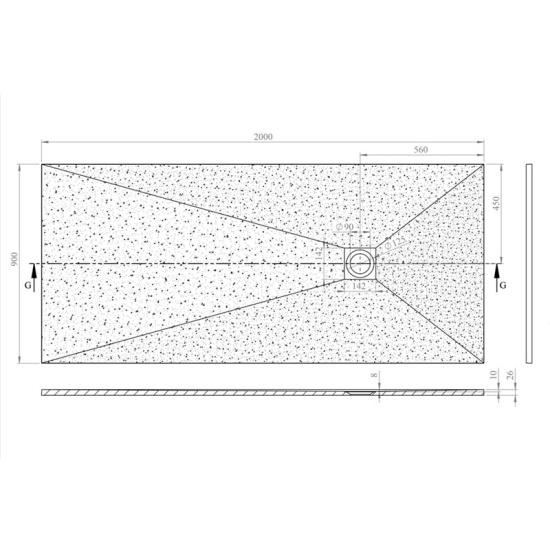 WASTE GRILL IN CHROME, BLACK OR GOLD DIAGRAM FOR SHOWER WASTE GRILL COLOURS