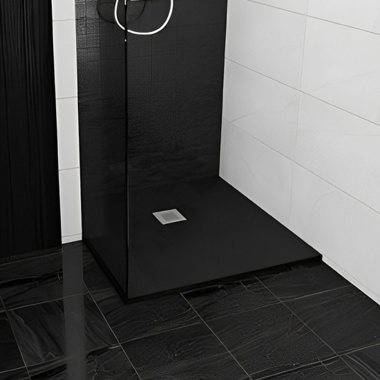 alan 800 x 800 square black slate tray 26mm