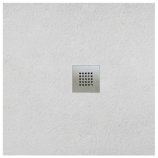 alan 800 x 800 square white slate tray 26mm