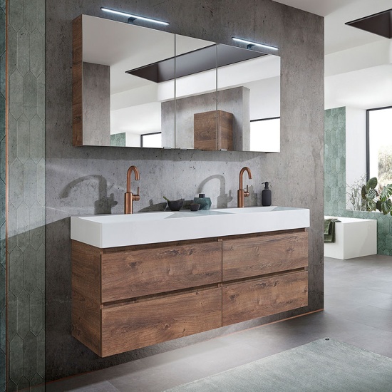 pelipal pcon select i 1420mm double vanity unit