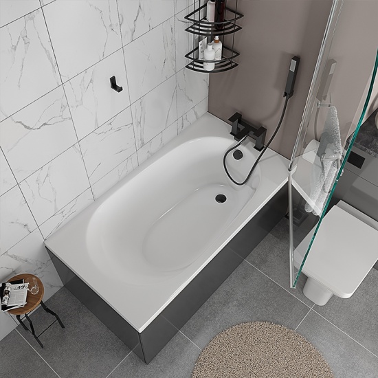 oliver anthracite 1100 fitted furniture small bath suite black handles oliver anthracite 1100 fitted furniture small bath suite black handles