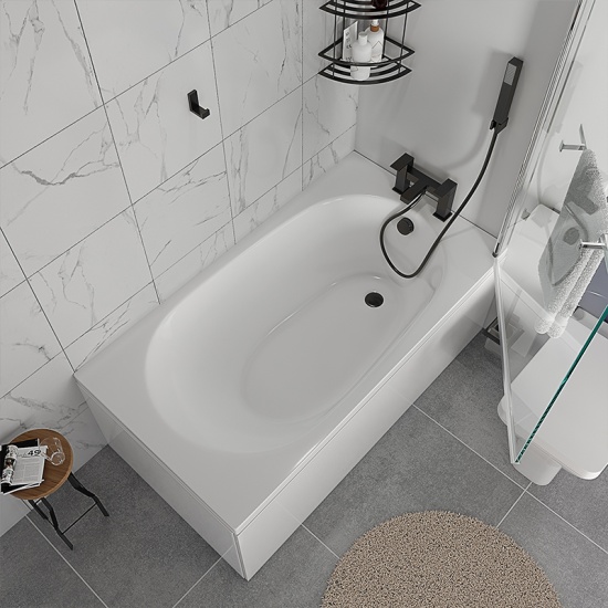 oliver white 1100 fitted furniture small bath suite black handles oliver white 1100 fitted furniture small bath suite black handles