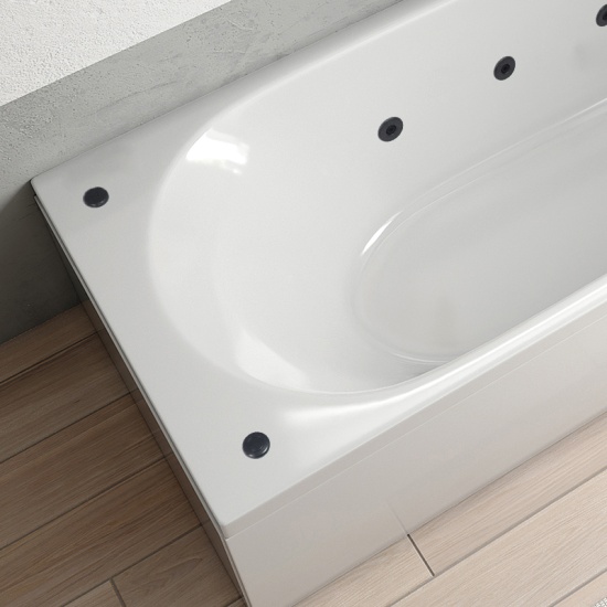laguna straight single ended 1500x700 whirlpool bath black jets laguna straight single ended 1500x700 whirlpool bath black jets