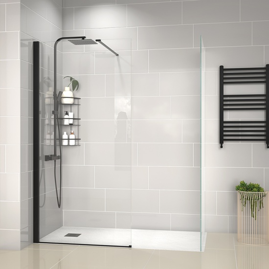 radiant black 1600 walkin corner shower enclosure black tray radiant black 1600 walkin corner shower enclosure black tray