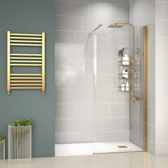 radiant gold 1400 walkin recess shower enclosure black tray radiant gold 1400 walkin recess shower enclosure black tray