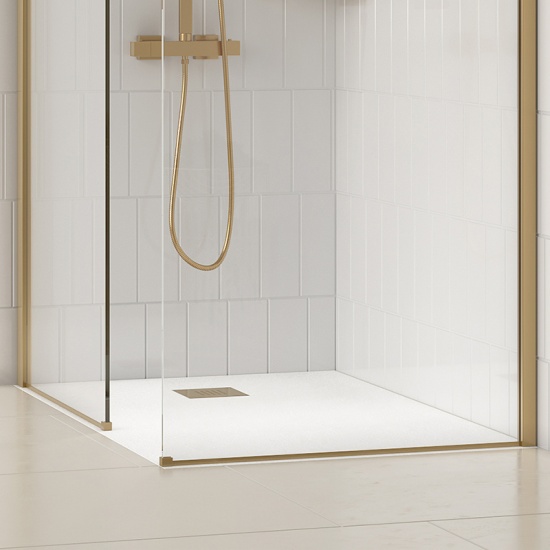 radiant gold 1600 walkin recess shower enclosure black tray radiant gold 1600 walkin recess shower enclosure black tray