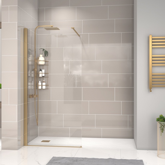 radiant gold 1800 walkin recess shower enclosure black tray radiant gold 1800 walkin recess shower enclosure black tray