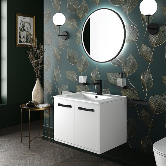 celeste 600 wall sink unit white celeste 600 wall sink unit white
