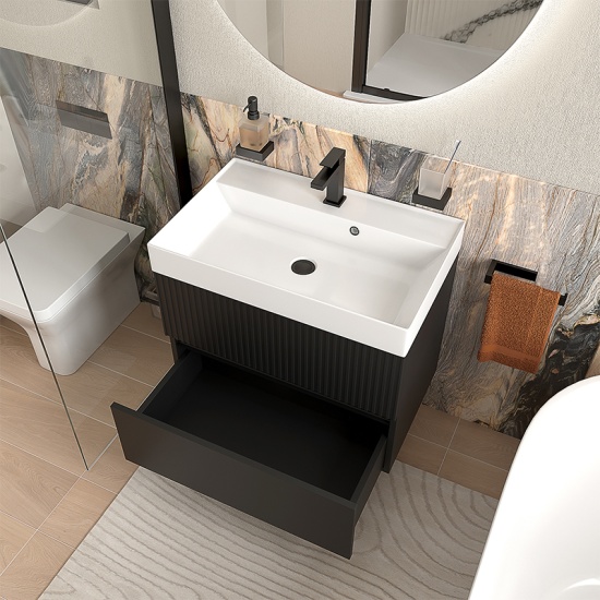 jasmine 700 black wall vanity unit and white sink jasmine 700 black wall vanity unit and white sink