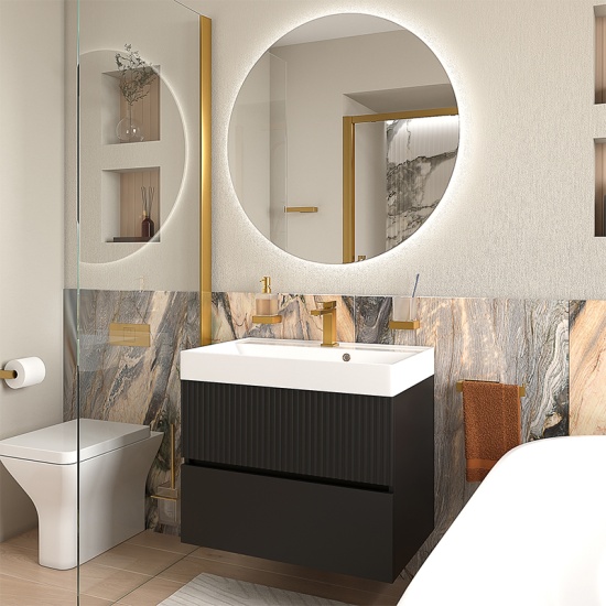 jasmine 700 black wall vanity unit and white sink jasmine 700 black wall vanity unit and white sink