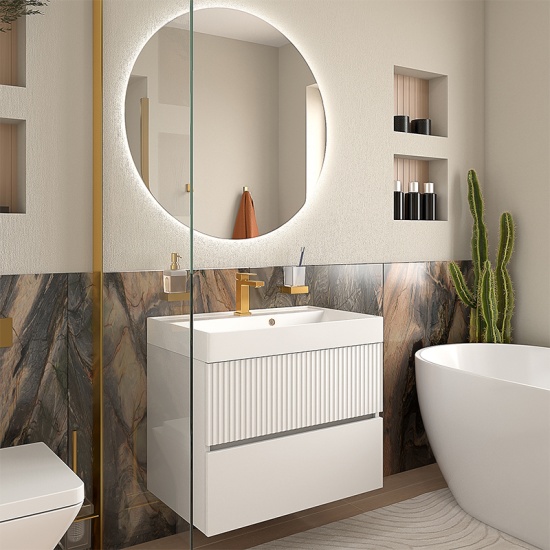 jasmine 700 white wall vanity unit with sink jasmine 700 white wall vanity unit with sink
