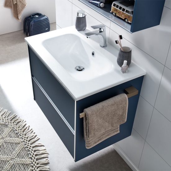 pelipal 6040 wall hung two drawer 700mm cloakroom vanity unit with optional mirror cabinet & tall shelving pelipal 6040 wall hung two drawer 700mm cloakroom vanity unit with optional mirror cabinet & tall shelving