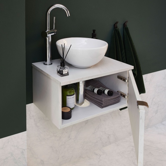 pelipal 6915 500 small wall vanity unit with worktop bowl sink pelipal 6915 500 small wall vanity unit with worktop bowl sink