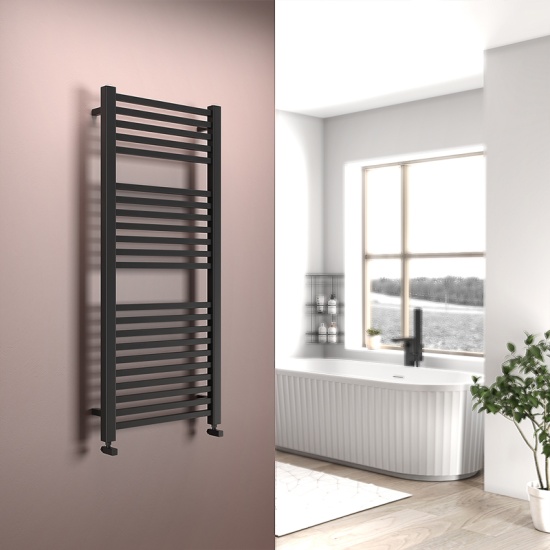 glade radiator black 1200 x 500