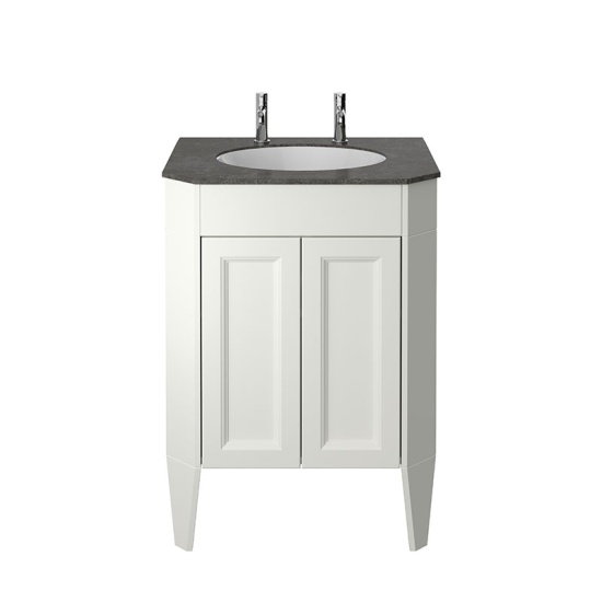 heritage caversham 600mm chantilly freestanding granley vanity with under counter basin