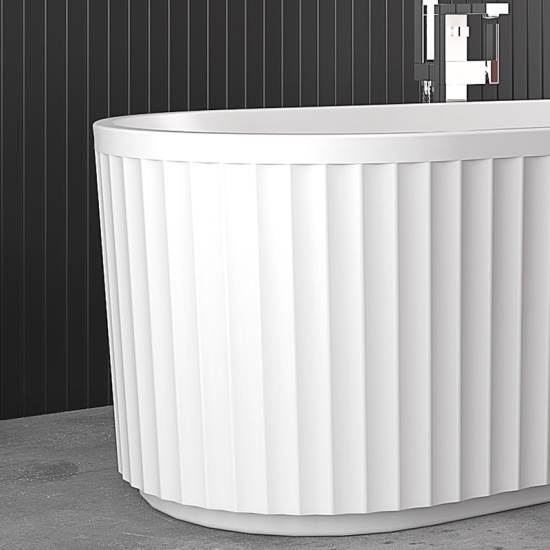 jasmine 1700 fluted white freestanding bath jasmine 1700 fluted white freestanding bath