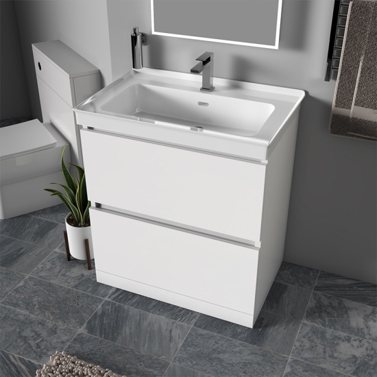 Ashford 800 White Basin Unit