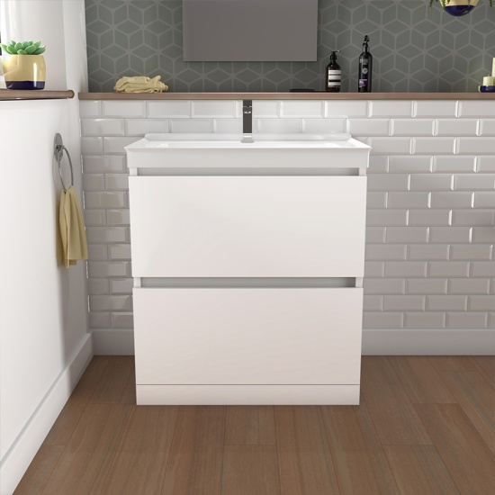 Ashford 800 White Basin Unit BTW Toilet Ashford 800 White Basin Unit BTW Toilet