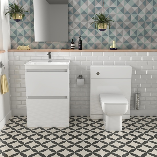 ashford 600 white vanity toilet wc btw toilet suite