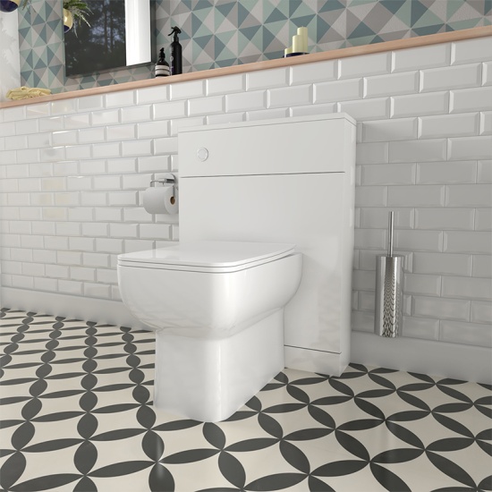 Ashford 600 White Basin Unit BTW Toilet Ashford 600 White Basin Unit BTW Toilet