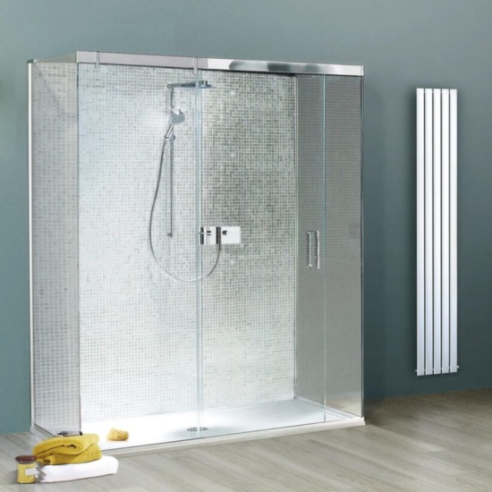 Main product image for matki eauzone sliding door 3 sided enclosure 1600mm