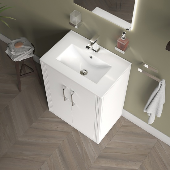 celeste matte white 600 floorstanding vanity unit with doors celeste matte white 600 floorstanding vanity unit with doors