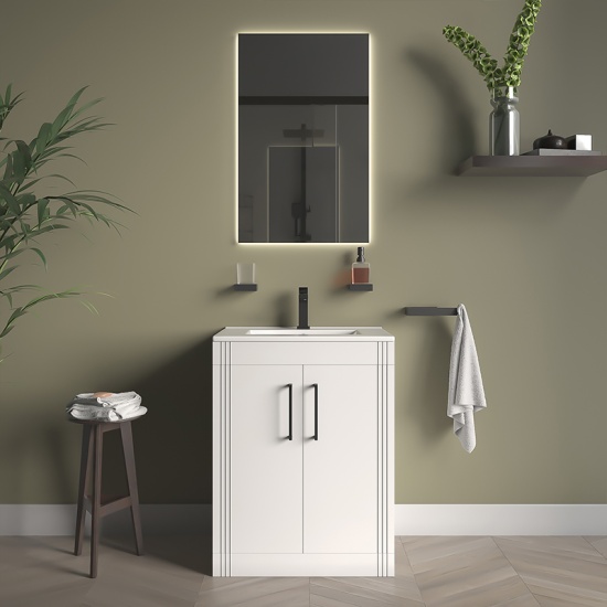 celeste matte white 600 floorstanding vanity unit with doors celeste matte white 600 floorstanding vanity unit with doors