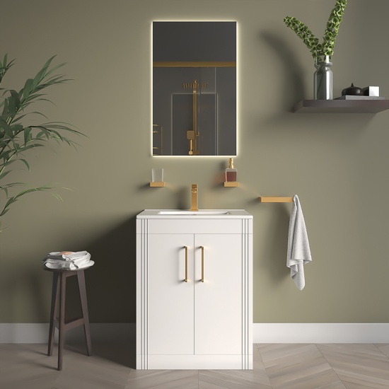 celeste matte white 600 floorstanding vanity unit with doors celeste matte white 600 floorstanding vanity unit with doors