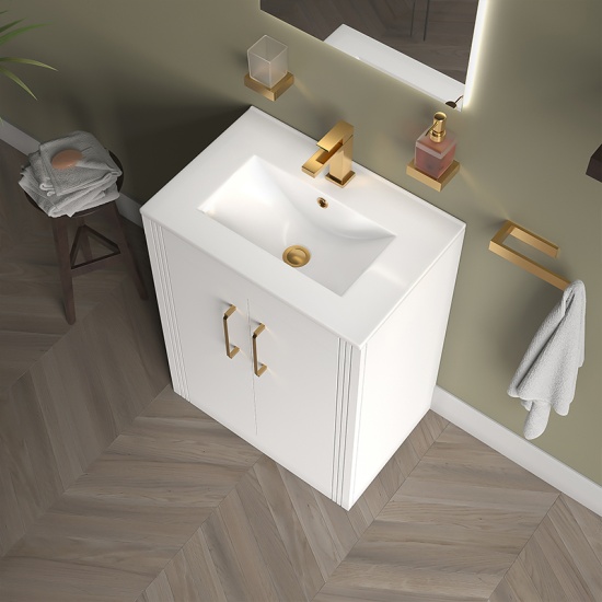 celeste matte white 600 floorstanding vanity unit with doors celeste matte white 600 floorstanding vanity unit with doors