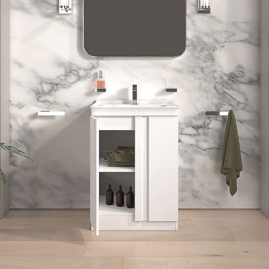 chester 600 white floorstanding vanity unit with sink chester 600 white floorstanding vanity unit with sink