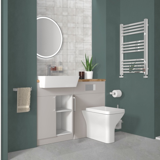 oliver 1200 cashmere vanity and toilet package