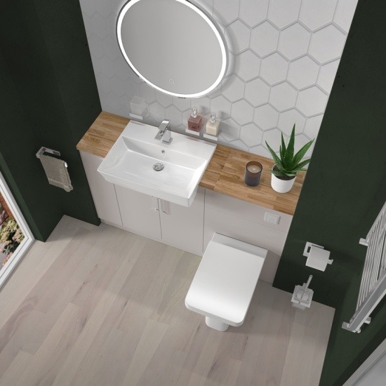 oliver cashmere 1300 basin unit with toilet suite