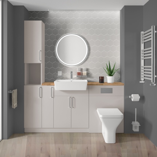 oliver 1700 cashmere vanity toilet tallboy package
