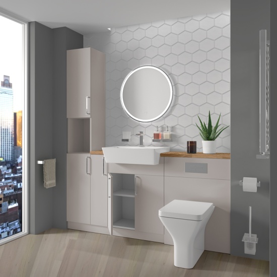 oliver 1700 cashmere vanity toilet tallboy package