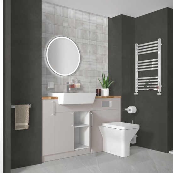 oliver 1400 cashmere vanity and toilet package