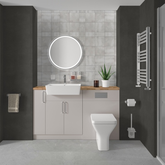 oliver 1400 cashmere vanity and toilet package