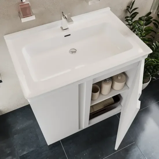 chester shower suite with 800 white floorstanding vanity and toilet chester shower suite with 800 white floorstanding vanity and toilet
