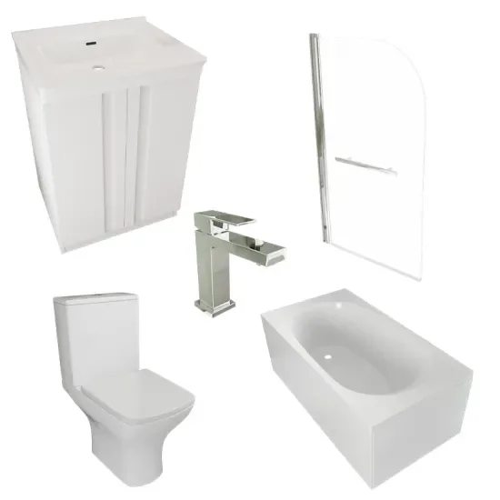 chester bath suite: 600 white floorstanding vanity unit with close coupled toilet chester bath suite: 600 white floorstanding vanity unit with close coupled toilet