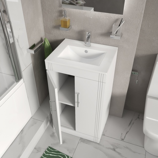 celeste bath suite: 500 white vanity unit and close coupled toilet celeste bath suite: 500 white vanity unit and close coupled toilet