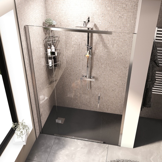 havana chrome 1400 inline hinged shower door havana chrome 1400 inline hinged shower door